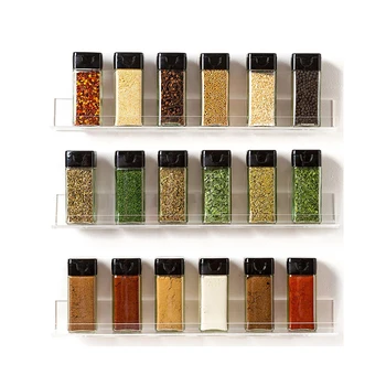 Acrylic Seasoning Bottle Rack Wall-Mounted Transparent Seasoning Bottle Rack Kitchen Spice Display Storage Box
Acrylic Seasoning Bottle Rack Wall-Mounted Transparent Seasoning Bottle Rack Kitchen Spice Display Storage Box