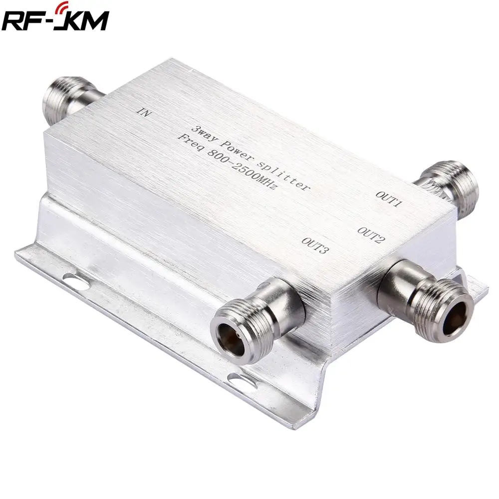 2-3 Way N Female Power Splitter telecom (380~2500MHz) N Type power divider,booster accessory SMA divider for communication
2-3 Way N Female Power Splitter telecom (380~2500MHz) N Type power divider,booster accessory SMA divider for communication