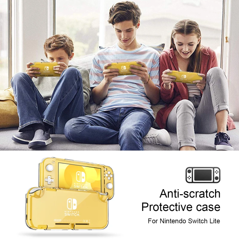 Hard Transparent Case for Nintendo Switch Lite Case Cover Protection PC Shockproof clear Case for Nintendo Switch Lite Hard Transparent Case for Nintendo Switch Lite Case Cover Protection PC Shockproof clear Case for Nintendo Switch Lite