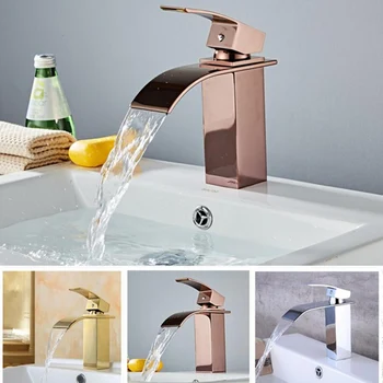 Rose Gold Basin Faucets Modern Bathroom Mixer Tap Brass Washbasin Faucet Single Handle Single Hole Elegant Crane For Bathroom
Rose Gold Basin Faucets Modern Bathroom Mixer Tap Brass Washbasin Faucet Single Handle Single Hole Elegant Crane For Bathroom