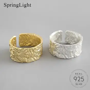 Springlight 2020 New Hammered Wide Ring Irregular Concave-convex Open Ring Real S925 Silver Foil Surface Popular Fine Jewerly
Springlight 2020 New Hammered Wide Ring Irregular Concave-convex Open Ring Real S925 Silver Foil Surface Popular Fine Jewerly