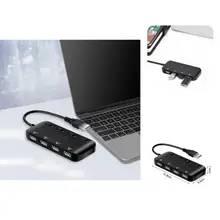 Portable Useful 4 Ports Driver-free USB3.0 Expansion Dock Compact Cable Hub Stable Output for PC
Portable Useful 4 Ports Driver-free USB3.0 Expansion Dock Compact Cable Hub Stable Output for PC