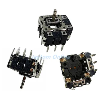 5pcs Mini Joystick Potentiometer FJ06k-S Sliding Balance Multifunction Potentiometer B10k with Four Direction Push Button Switch