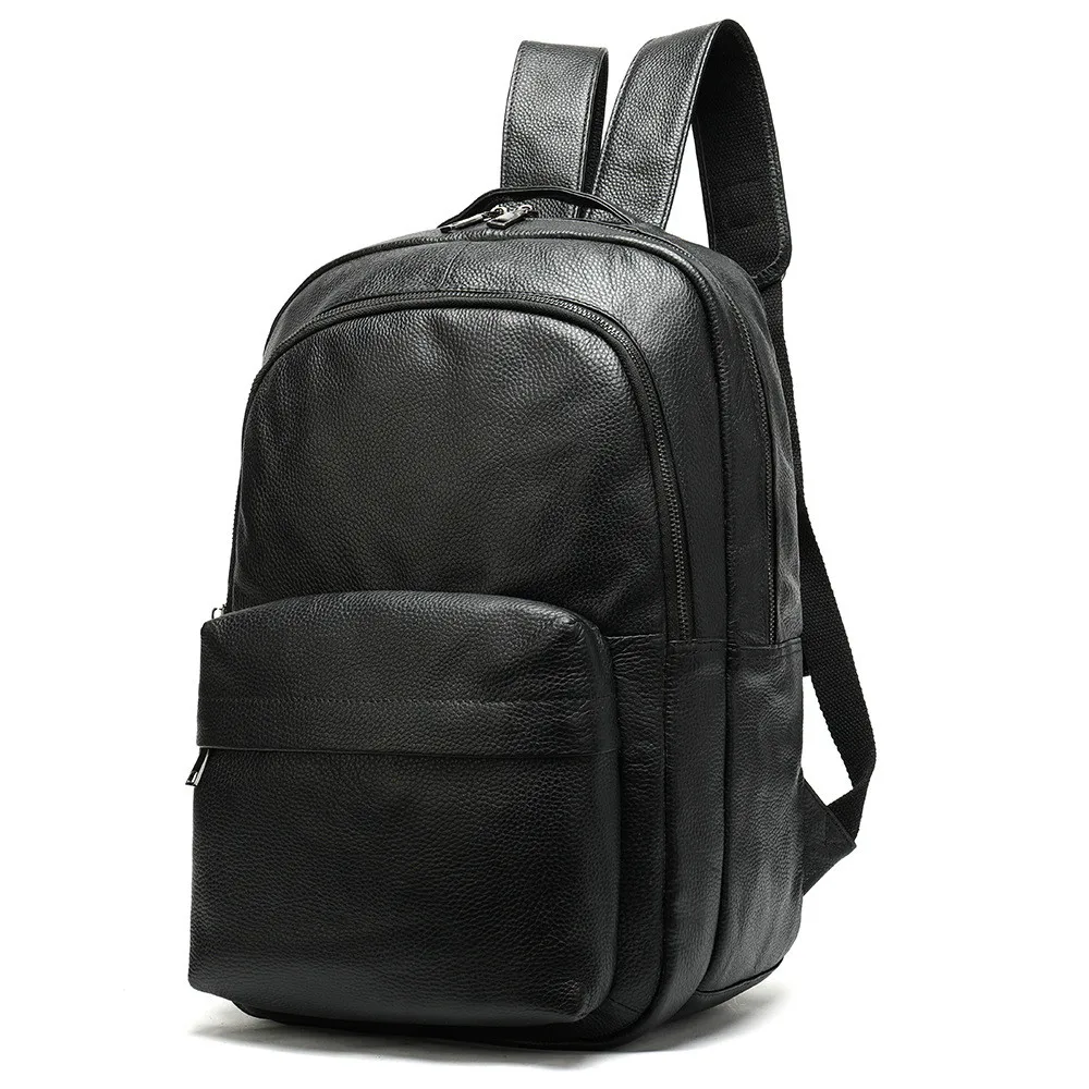New Solid Color Cement Leather Backpack Cow Leather Men's Business Large Capacity Backpack Simple Pebbled Travel Backpack
New Solid Color Cement Leather Backpack Cow Leather Men's Business Large Capacity Backpack Simple Pebbled Travel Backpack