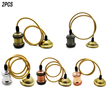 2pcs Vintage Retro Edison Lamp Pendant light E27 Socket Pendant lights Screw Bulb base Aluminum Industrial Retro Lamp Holder
2pcs Vintage Retro Edison Lamp Pendant light E27 Socket Pendant lights Screw Bulb base Aluminum Industrial Retro Lamp Holder