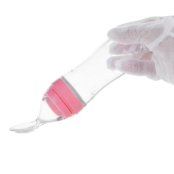 Silicone Newborn Baby Squeeze Feeding Bottle Spoon Food Dispensing Spoon Infant Cereal Feeder Safe Tools Feeder For Cereal*
Silicone Newborn Baby Squeeze Feeding Bottle Spoon Food Dispensing Spoon Infant Cereal Feeder Safe Tools Feeder For Cereal*