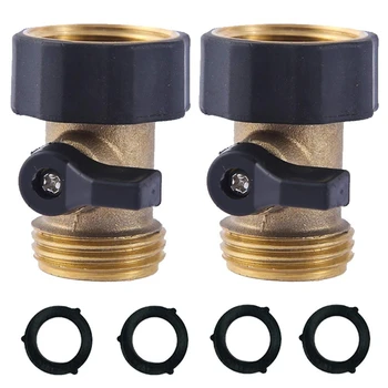 Heavy Duty Brass Shut Off Valve Garden Hose Shut Off Valve Garden Hose Connector (2PCS) +4x Extra Pressure Washers
Heavy Duty Brass Shut Off Valve Garden Hose Shut Off Valve Garden Hose Connector (2PCS) +4x Extra Pressure Washers