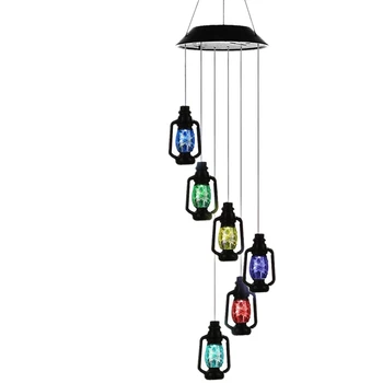 Changing Solar Powered Lanterns Wind Chime Wind Mobile LED Light, Gzero Spiral Spinner Windchime Portable Outdoor Chime for Pati
Changing Solar Powered Lanterns Wind Chime Wind Mobile LED Light, Gzero Spiral Spinner Windchime Portable Outdoor Chime for Pati