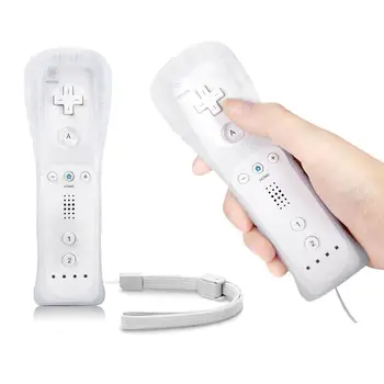 Wireless Remote Controller for Wii Built-in Motion Plus Gamepad with Silicone Case motion sensor
Wireless Remote Controller for Wii Built-in Motion Plus Gamepad with Silicone Case motion sensor