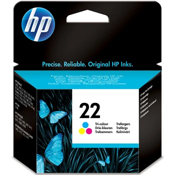 HP 22 Original cyan, Magenta, yellow 1 part (s) Ref. : C9352AE
HP 22 Original cyan, Magenta, yellow 1 part (s) Ref. : C9352AE