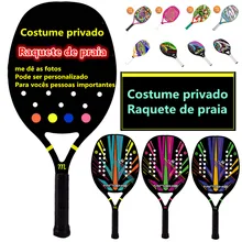 High-end private customized beach carbon fiber tennis racket designed for Christmas gifts for customized crowds
High-end private customized beach carbon fiber tennis racket designed for Christmas gifts for customized crowds