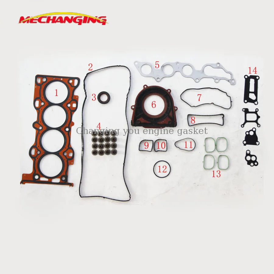 CJBA CJBB DURATEC-HE GZ L3 L3C1 LF18 LF17 для MAZDA 3 6 2,0 или для FORD MONDEO III ECOSPORT, полный комплект прокладки двигателя 8LG1-10-271
CJBA CJBB DURATEC-HE GZ L3 L3C1 LF18 LF17 для MAZDA 3 6 2,0 или для FORD MONDEO III ECOSPORT, полный комплект прокладки двигателя 8LG1-10-271