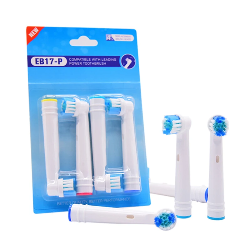 4pcs Toothbrush Heads for Oral B Cross Floss Action Precision Soft Bristle Electric Vitality ToothBrushes Heads Replacement
4pcs Toothbrush Heads for Oral B Cross Floss Action Precision Soft Bristle Electric Vitality ToothBrushes Heads Replacement