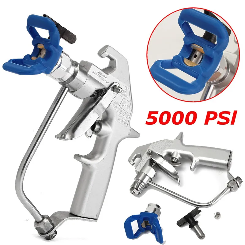 5000PSI High Pressure Airless Paint Spray Gun Sprayer With 517 Spray Tip Nozzle Guard Power Tool Accessories Spraying Machine
5000PSI High Pressure Airless Paint Spray Gun Sprayer With 517 Spray Tip Nozzle Guard Power Tool Accessories Spraying Machine