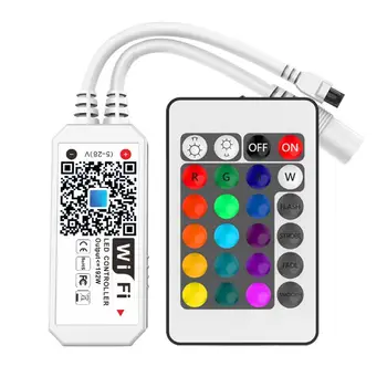 Smart LED RGB RGBW Light Bar Music Timer Wifi Infrared 24-key Controller Dimming Remote Control Small Household Appliances Parts
Smart LED RGB RGBW Light Bar Music Timer Wifi Infrared 24-key Controller Dimming Remote Control Small Household Appliances Parts