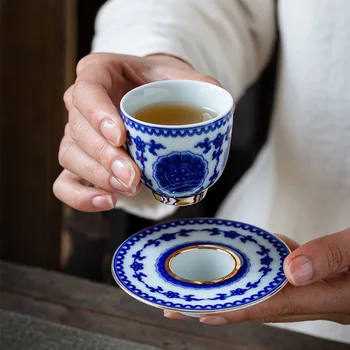 Teacup Ceramic Teacup Kung Fu Small Teacup Single Cup Master Cup Tea Set Tea Table Manual Painting Golden Tea Bowl Teacups
Teacup Ceramic Teacup Kung Fu Small Teacup Single Cup Master Cup Tea Set Tea Table Manual Painting Golden Tea Bowl Teacups