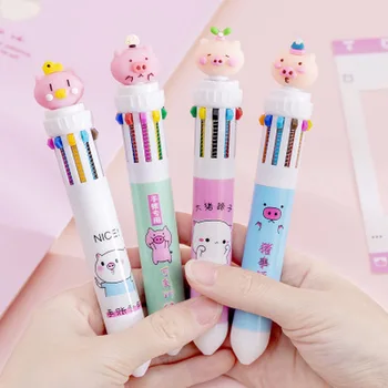 1pcs Pig 10 Color Ballpoint Pen Kawaii Pen New Stationery Novelty Cartoon Gel Pens Student Cute Pens Kawaii School Supplies
1pcs Pig 10 Color Ballpoint Pen Kawaii Pen New Stationery Novelty Cartoon Gel Pens Student Cute Pens Kawaii School Supplies