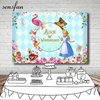 Sensfun New Design Alice In Wonderland Photography Backgrounds Flowers Rabbit Girls Birthday Party Backdrop Photocall Custom
Sensfun New Design Alice In Wonderland Photography Backgrounds Flowers Rabbit Girls Birthday Party Backdrop Photocall Custom