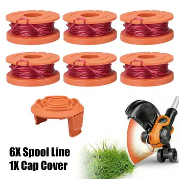 6&1Pack Grass Trimmer Line Spool Strimmer Head Spool Line For Worx Trimmer Replace Power Tool Accessories
6&1Pack Grass Trimmer Line Spool Strimmer Head Spool Line For Worx Trimmer Replace Power Tool Accessories