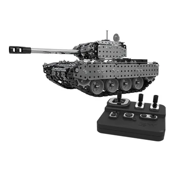Stainless Steel Assembly Remote Control Tank Kit RC Military Model Toy Set Compatible With Model Building Blocks
Stainless Steel Assembly Remote Control Tank Kit RC Military Model Toy Set Compatible With Model Building Blocks