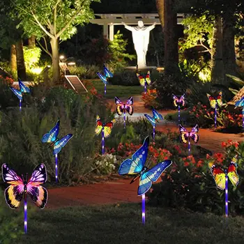 Solar Powered Butterfly Landscape Lights Travel Supply Durable 7 Color-Changing Waterproof Path Light Eco-Friendly RGB
Solar Powered Butterfly Landscape Lights Travel Supply Durable 7 Color-Changing Waterproof Path Light Eco-Friendly RGB