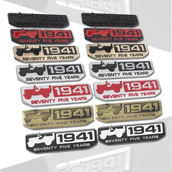 2pcs Fashion Metal Car Stickers For Jeep 1941 Emblem Sticker Badge Decals Logo Liberty Patriot Compass Cherokee Auto Accessories
2pcs Fashion Metal Car Stickers For Jeep 1941 Emblem Sticker Badge Decals Logo Liberty Patriot Compass Cherokee Auto Accessories