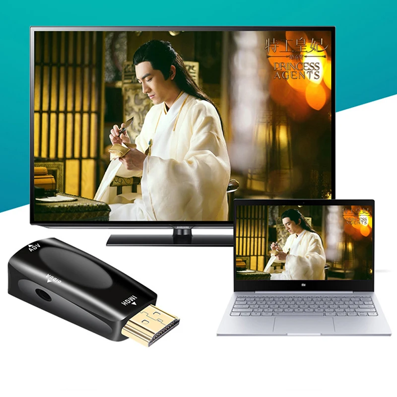 for HDMI To VGA Adapter Converter Cable With Audio Cable Support HD 1080P For PC Laptop With Retail Package 
for HDMI To VGA Adapter Converter Cable With Audio Cable Support HD 1080P For PC Laptop With Retail Package