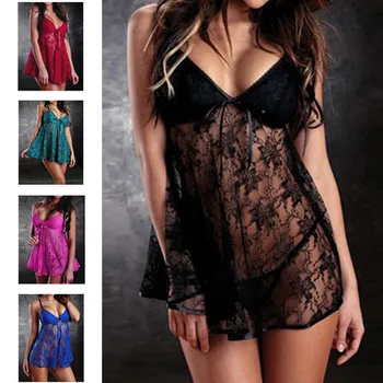Sexy lingerie Lace Halter Sexy Babydoll Sleepwear G-String Sleepwear Shirts erotic lingerie sexy woman Large size lingerie
Sexy lingerie Lace Halter Sexy Babydoll Sleepwear G-String Sleepwear Shirts erotic lingerie sexy woman Large size lingerie