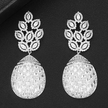 GODKI 2019 Pineapple Charms DUBAI Bridal Earrings For Women Weeding Luxury Bagutte Cut Cubic Zircon Statement Earrings For Women
GODKI 2019 Pineapple Charms DUBAI Bridal Earrings For Women Weeding Luxury Bagutte Cut Cubic Zircon Statement Earrings For Women