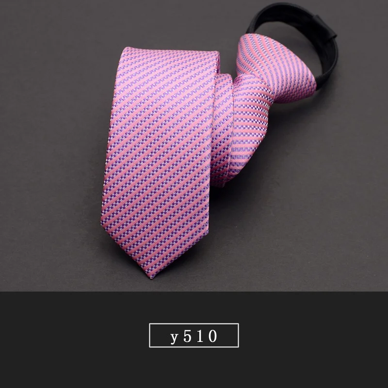 Фото 2020 брендовый новый высококачественный мужской тонкий галстук на молнии 5 см