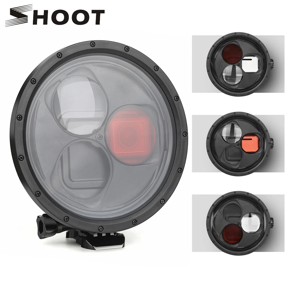 SHOOT for GoPro Hero 7 6 5 Accessories Waterproof Case with Red Filter Lens Underwater Housing Cover for Go Pro Hero 7 6 5 Black
SHOOT for GoPro Hero 7 6 5 Accessories Waterproof Case with Red Filter Lens Underwater Housing Cover for Go Pro Hero 7 6 5 Black