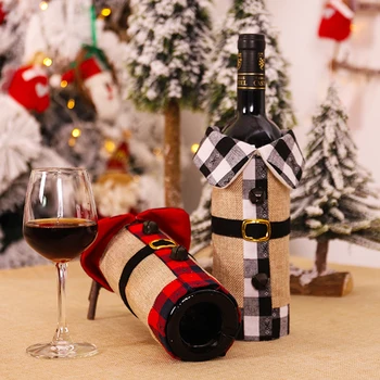 Reusable Christmas Bottle Cover Linen Wine Bottle Protector Cover Bag Xmas Decor Santa Claus Noel Dinner Table Decor
Reusable Christmas Bottle Cover Linen Wine Bottle Protector Cover Bag Xmas Decor Santa Claus Noel Dinner Table Decor
