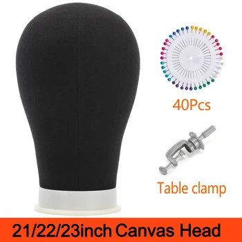 21/22/23inch Training Mannequin Head Canvas Head For Wigs Making Wig Hair Brush With T Pins Needles Set With Tripod Wig Stand
21/22/23inch Training Mannequin Head Canvas Head For Wigs Making Wig Hair Brush With T Pins Needles Set With Tripod Wig Stand