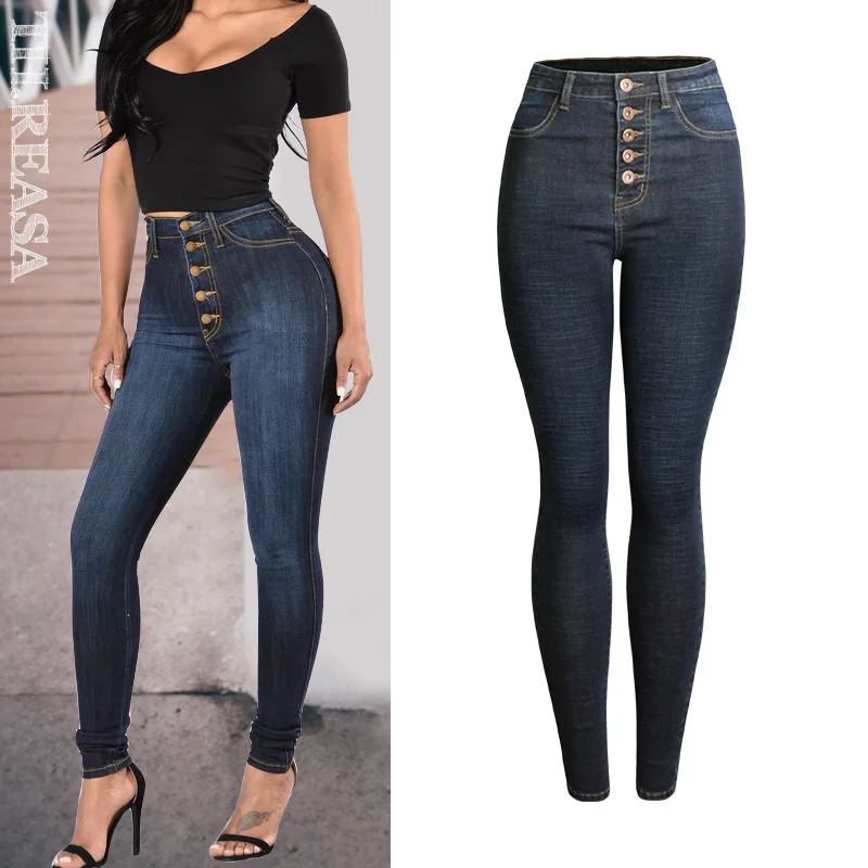 New Simple Feet Jeans Female High-waisted Thin Pencil Pants Slim Duo Niu Kou Trousers Spring and Summer
New Simple Feet Jeans Female High-waisted Thin Pencil Pants Slim Duo Niu Kou Trousers Spring and Summer