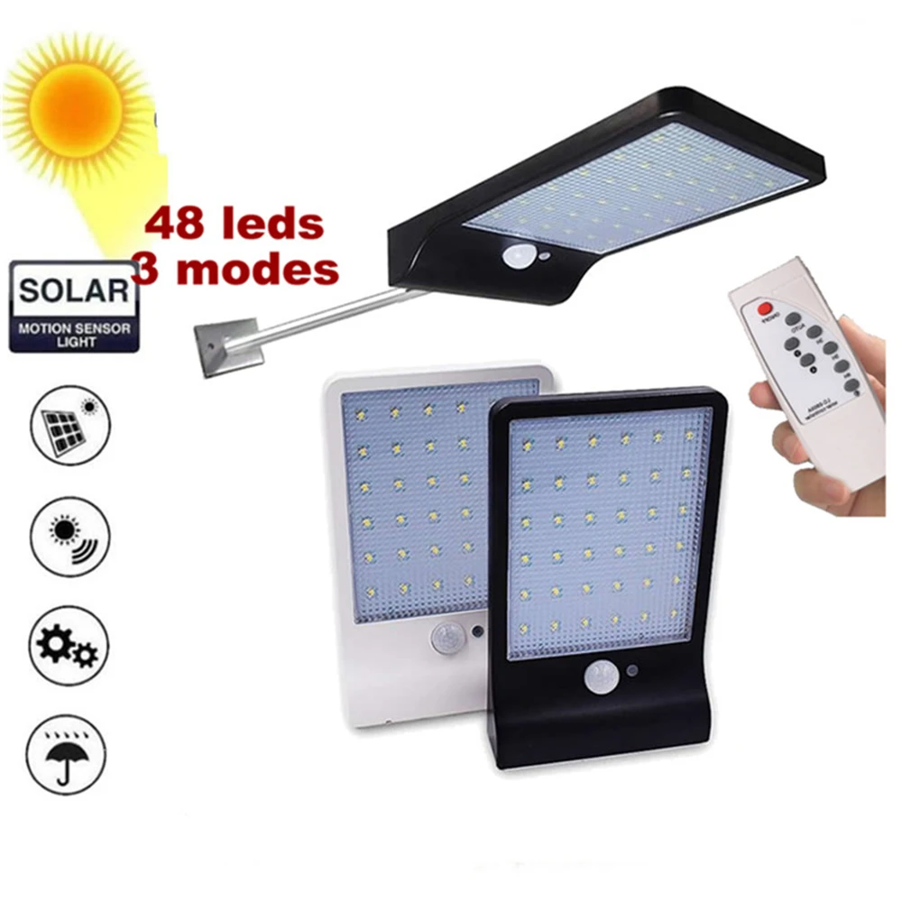 Outdoor 48 LEDs Split Solar Powered Light Bulb PIR Motion Sensor 3 Modes Waterproof Separate Garden Street Night Lamp Wall Light
Outdoor 48 LEDs Split Solar Powered Light Bulb PIR Motion Sensor 3 Modes Waterproof Separate Garden Street Night Lamp Wall Light