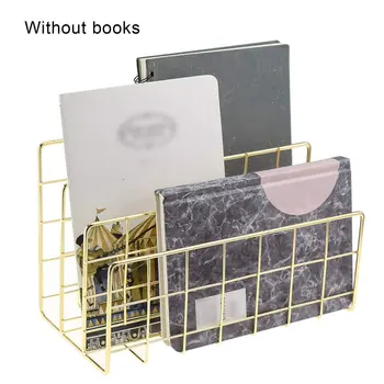 Durable and Convenient Wrought Iron Metal Three Grid Bookshelf Book Stand Desktop Decoration File And Book Organizer
Durable and Convenient Wrought Iron Metal Three Grid Bookshelf Book Stand Desktop Decoration File And Book Organizer