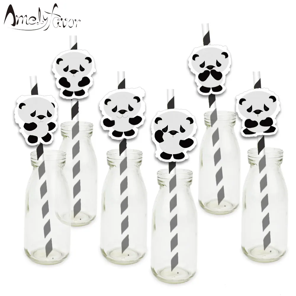 Panda Animal Theme Party Paper Straws Bamboo Baby Animals Drinking Paper Straws Event Kids Birthday Party Decorations Supplies
Panda Animal Theme Party Paper Straws Bamboo Baby Animals Drinking Paper Straws Event Kids Birthday Party Decorations Supplies