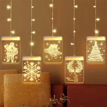 Merry Christmas LED String Light New Year 2021 Christmas Decorations for Home Xmas Gift Decoration Noel Christmas Ornaments
Merry Christmas LED String Light New Year 2021 Christmas Decorations for Home Xmas Gift Decoration Noel Christmas Ornaments