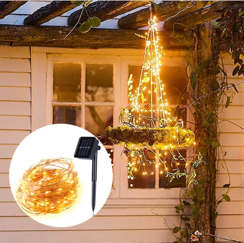 Outdoor LED Solar Energy Lamp IP44 Waterproof 2V 200 LEDs Fairy String Lights 8 Modes Holiday Christmas Party Garden New Year
Outdoor LED Solar Energy Lamp IP44 Waterproof 2V 200 LEDs Fairy String Lights 8 Modes Holiday Christmas Party Garden New Year