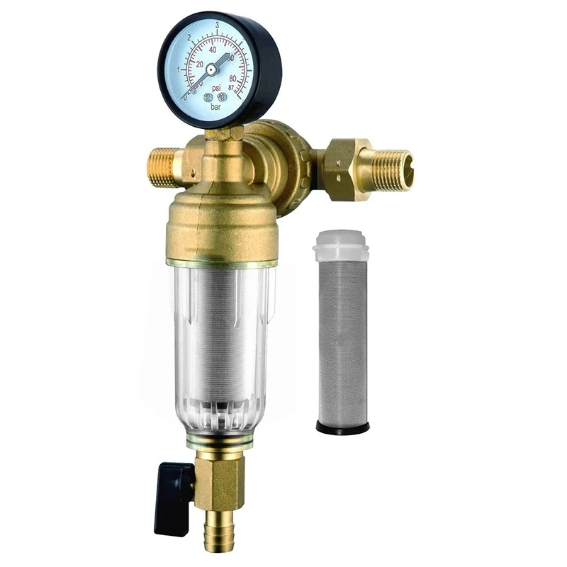 FD185 Pre-Filter, Spin Down Type, Reusable. Mesh- Stainless Steel 90M. Built-in Manometer & Spare Mesh. Brass Head
FD185 Pre-Filter, Spin Down Type, Reusable. Mesh- Stainless Steel 90M. Built-in Manometer & Spare Mesh. Brass Head