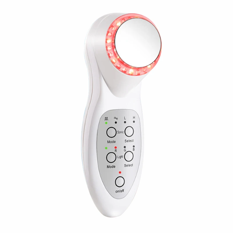 7 Color LED Photon Ultrasound Face Skin Rejuvenation Instrument Ultrasonic Sonic Facial Cleaner Lifting Device USB Rechargeable
7 Color LED Photon Ultrasound Face Skin Rejuvenation Instrument Ultrasonic Sonic Facial Cleaner Lifting Device USB Rechargeable