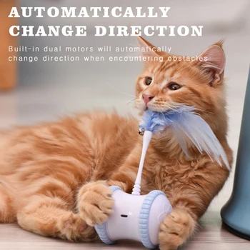 Interactive Pet Dog Cat Electric Toy Micro USB Powered Tumbler Automatically Change Direction Teasing Wand Ball Rotating Wheels
Interactive Pet Dog Cat Electric Toy Micro USB Powered Tumbler Automatically Change Direction Teasing Wand Ball Rotating Wheels