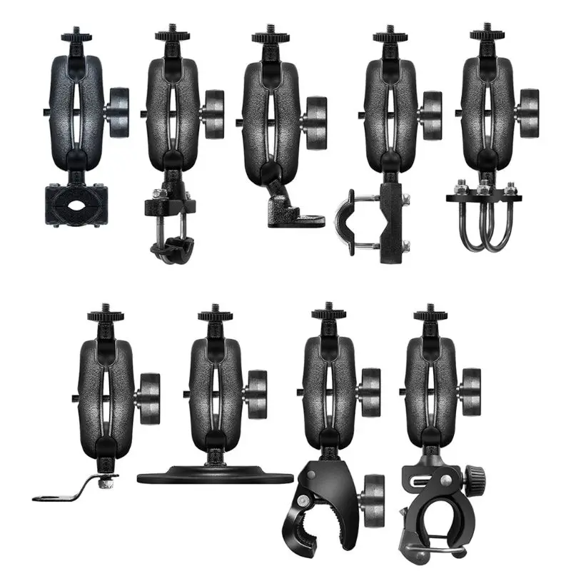 1Set Motorcycle Handlebar Bike Rail Mount Base Claw Clamp with 1 inch Rubber Ball Double Socket Arm for Go-pro SLR Camera
1Set Motorcycle Handlebar Bike Rail Mount Base Claw Clamp with 1 inch Rubber Ball Double Socket Arm for Go-pro SLR Camera