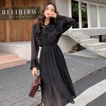 2020 New Fashion Spring Vintage Leaf Print Dot Maxi Dress Elegant Ruffle Boho Long Dress Chiffon Pleated Casual Dress Vestidos
2020 New Fashion Spring Vintage Leaf Print Dot Maxi Dress Elegant Ruffle Boho Long Dress Chiffon Pleated Casual Dress Vestidos