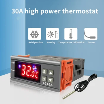 7016A Digital Thermostat Temperature Controller Switch Temp Meter Thermoregulator for Incubator Box NTC Sensor 24V
7016A Digital Thermostat Temperature Controller Switch Temp Meter Thermoregulator for Incubator Box NTC Sensor 24V