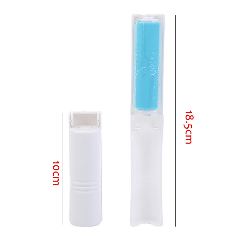 Description Picture 2 of itemSticky Portable Clothes Lint Roller with Cover Washable Dust Roller for Wool Sheets Clothes Fluff  Pet Hair Cleaning Tools Home
