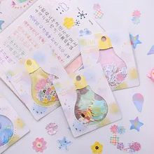 AngelHere 30 cái/lốc Gắp Nóng Miếng Dán Kawaii Sáng Tạo Dán Hoa Nhà Quy Hoạch Sách Trang Trí TỰ LÀM Chất Liệu Giáng Sinh Miếng Dán(China)