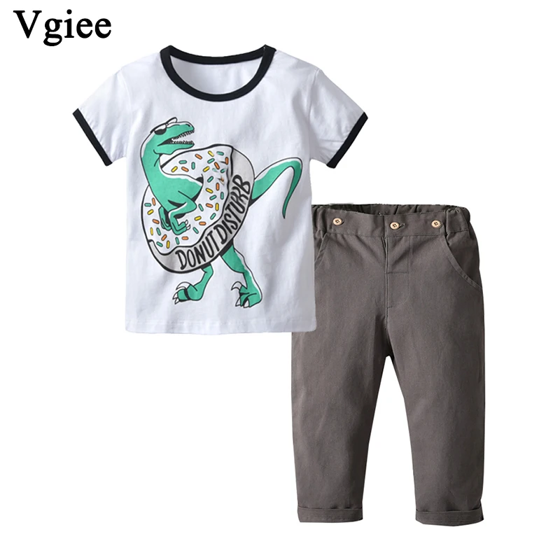 Vgiee Boys Set Clothes Outfit Baby Boy Children Kids Set Long Sleeve Print Dinosaur Clothing Birthday Party Wedding CC764 
Vgiee Boys Set Clothes Outfit Baby Boy Children Kids Set Long Sleeve Print Dinosaur Clothing Birthday Party Wedding CC764
