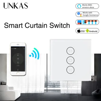 WiFi Smart Curtain Switch Smart Life Tuya for Electric Motorized Curtain Blind Roller Shutter Works with Alexa and Google Home
WiFi Smart Curtain Switch Smart Life Tuya for Electric Motorized Curtain Blind Roller Shutter Works with Alexa and Google Home