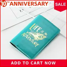 Hotsales titular do cartão de crédito das mulheres dos homens nova viagem couro passaporte titular do cartão caso protetor capa carteira saco ch01b(China)